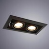 Миниатюра фото встраиваемый светильник arte lamp cardani piccolo a5941pl-2bk | 220svet.ru