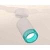 Миниатюра фото комплект накладного светильника ambrella light techno spot xm6312004 swh/bl белый песок/голубой (a2202, c6312, n6153) | 220svet.ru