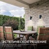 Миниатюра фото уличный настенный светильник apeyron grafite 11-118 | 220svet.ru
