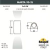 Миниатюра фото фасадный светильник fumagalli marta 90-2l  2a4.000.000.lxu2l | 220svet.ru