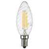Миниатюра фото лампа светодиодная филаментная lightstar e14 6w 4000k свеча прозрачная 933704 | 220svet.ru