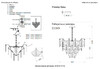 Миниатюра фото подвесная люстра crystal lux bonita sp12 | 220svet.ru