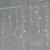Миниатюра фото гирлянда бахрома 3,1 x 0,5 м экстра тепло-белая 220в, 150 led, провод прозрачный пвх, ip54 ltc pil150-10-2eww | 220svet.ru