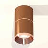 Миниатюра фото комплект накладного светильника ambrella light techno spot xs7404081 scf/ppg кофе песок/золото розовое полированное (c7404, a2073, c7404, n7035) | 220svet.ru
