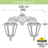 Миниатюра фото светильник уличный настенный fumagalli porpora/rut dn e26.141.000.wye27dn | 220svet.ru