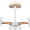 Миниатюра фото потолочная люстра lumion irma 8246/3c белый | 220svet.ru