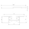 Миниатюра фото шинопровод однофазные встраиваемый elektrostandard track rail bk recessed 85082/00 a057091 | 220svet.ru