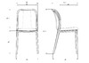 Миниатюра фото стул обеденный dobrin adam lmzl-pp669-n_b-_p-w-02-11356 | 220svet.ru
