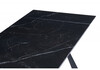 Миниатюра фото керамический стол раскладной woodville маунт черный мрамор 621200 | 220svet.ru