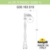 Миниатюра фото садовый светильник-столбик fumagalli aloe.r/bisso/g300 1l g30.163.s10.bze27 | 220svet.ru