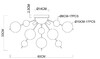 Миниатюра фото потолочная люстра arte lamp molecule a8313pl-5cc | 220svet.ru