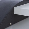 Миниатюра фото уличный настенный светодиодный светильник arte lamp croce a1444ap-1bk | 220svet.ru