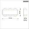 Миниатюра фото уличный настенный светодиодный светильник novotech calle 358560 | 220svet.ru