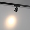 Миниатюра фото светильник светодиодный однофазный трехжильный трековый novotech solette 359807 черный | 220svet.ru