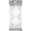 Миниатюра фото рамка для розеток и выключателей эра galaxy 15-5002-08 на 2 поста белый матовый б0070851 | 220svet.ru