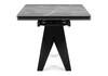 Миниатюра фото керамический стол раздвижной woodville блэкберн 140(200)х80 серый мрамор larka grey / черный 625933 | 220svet.ru
