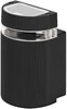 Миниатюра фото светильник уличный настенный эра «адрия» gbw-102-bl-0160 230в 1хgu10 ip54 вверх черный б0069593 | 220svet.ru