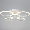 Миниатюра фото потолочная светодиодная люстра reluce 09502-0.3-3+3 wh | 220svet.ru