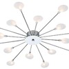 Миниатюра фото потолочная люстра escada starfall 2109/16 chrome | 220svet.ru