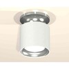 Миниатюра фото комплект накладного светильника ambrella light techno spot xs7401103 swh/psl белый песок/серебро полированное (n7927, c7401, n7022) | 220svet.ru