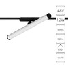 Миниатюра фото трековый магнитный светодиодный светильник arte lamp rapid a1165pl-1bk 3000к 12w | 220svet.ru