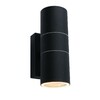 Миниатюра фото уличный настенный светильник arte lamp sonaglio a3302al-2bk | 220svet.ru