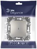 Миниатюра фото выключатель эра elegance 14-1102-16 с подсветкой, 10ах-250в, титан б0065785 | 220svet.ru