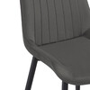 Миниатюра фото стул на металлокаркасе woodville seda-1 dark gray / gold / black 15285 | 220svet.ru