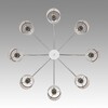 Миниатюра фото потолочная люстра на штанге lumion arnika 6585/8 хром | 220svet.ru