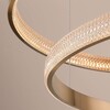 Миниатюра фото подвесной светодиодный светильник с пультом управления eurosvet posh 90175/3 медный  | 220svet.ru