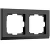 Миниатюра фото рамка werkel на 2 поста черный w0021808 4690389161827 | 220svet.ru