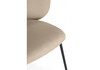 Миниатюра фото стул на металлокаркасе woodville рикко темно-бежевый (h-07) / черный 674673 | 220svet.ru