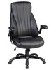 Миниатюра фото кресло руководителя dobrin warren lmr-112b_b-m_el-black-2474 | 220svet.ru