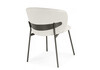 Миниатюра фото стул на металлокаркасе woodville рикко белый (milk) / черный 674675 | 220svet.ru
