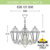 Миниатюра фото подвесной уличный светильник fumagalli sichem/rut 3l e26.120.s30.aye27 | 220svet.ru