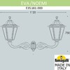 Миниатюра фото светильник уличный настенный fumagalli eva/noemi e35.181.000.wxh27 | 220svet.ru