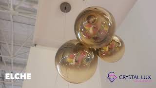 Миниатюра фото плафон crystal lux rafael black | 220svet.ru