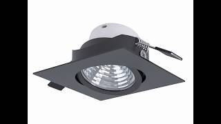 Миниатюра фото встраиваемый светодиодный светильник eglo saliceto 98611 | 220svet.ru